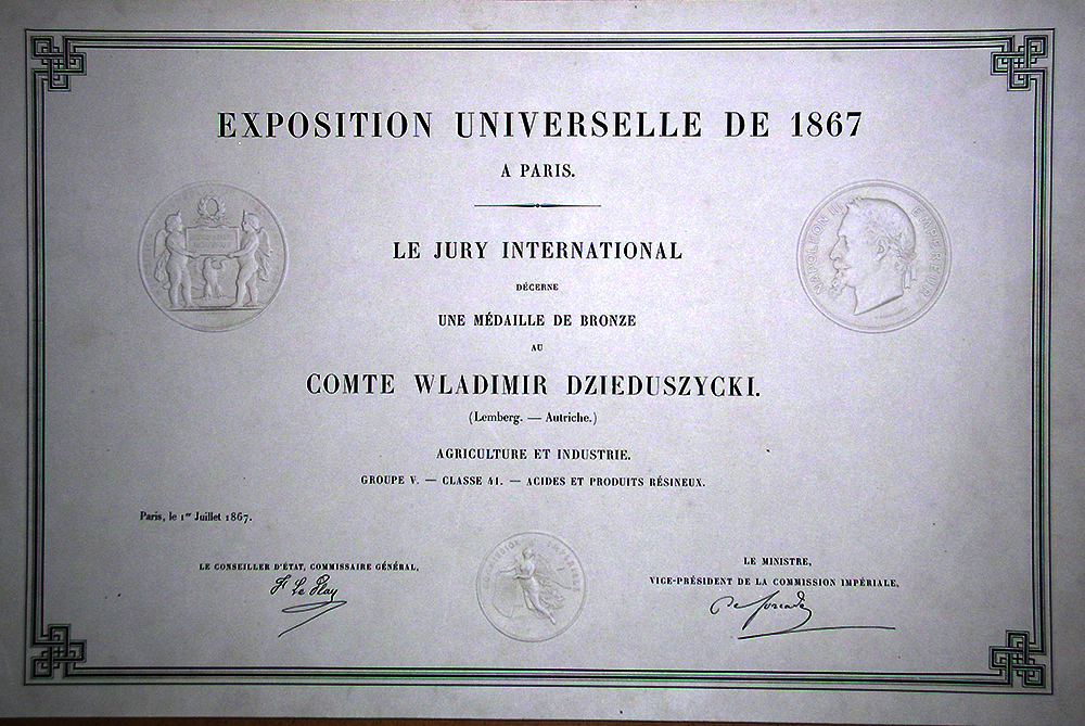 Diplomas Exposition Universelle de 1867 a Paris