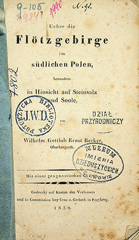 Berendsa Adolfa Busko i Źródło mineralne – 1834. – Warszawa. – 37S.