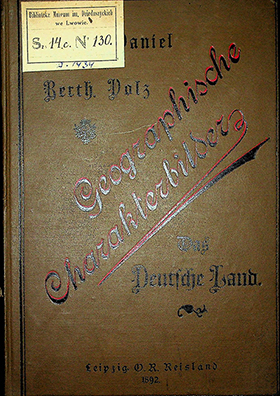 Daniel H. A., Polz B. Das deutsche Land: Geographische Charakterbilder aus den Alpen, dem Deutschen Reich und Deutsch– Österreich. Dritte Auflage. – Leipzig: O. R. Reisland, 1892